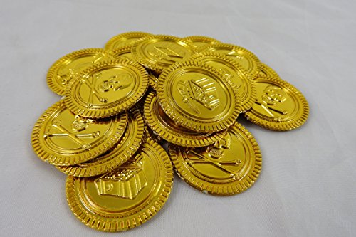 Münzen ø ca.3,2 cm Neu ohne OVP Spielgeld für Piraten Schatz  20x Gold 